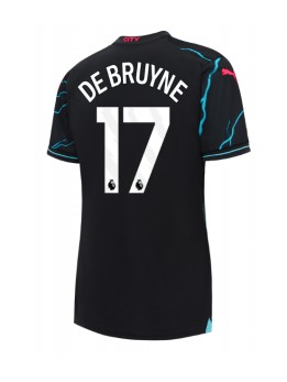 Manchester City Kevin De Bruyne #17 Ausweichtrikot für Frauen 2023-24 Kurzarm